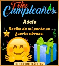 Feliz Cumpleaños gif Adela